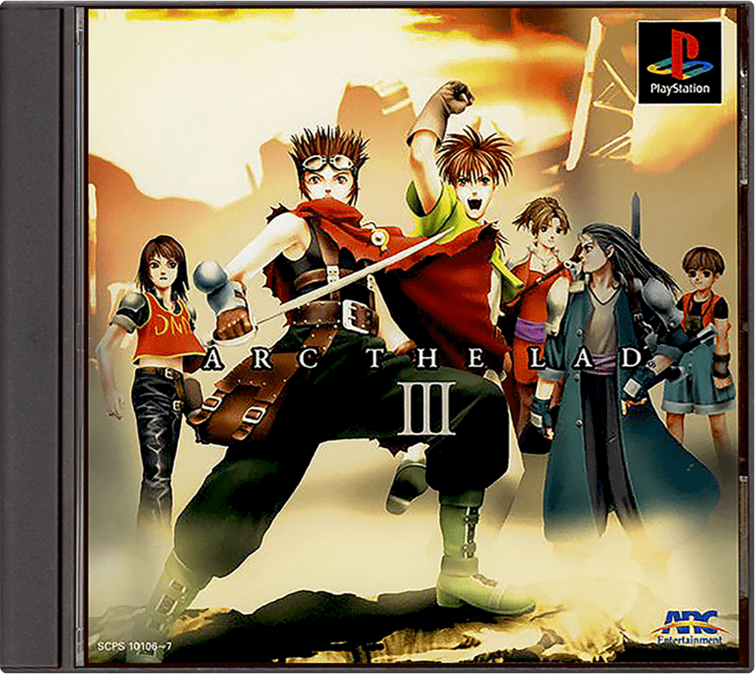 Arc the Lad III box art for Playstation